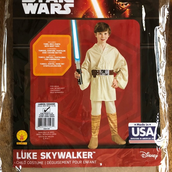 Disney Costumes Halloween Costume Star Wars Luke Skywalker Poshmark
